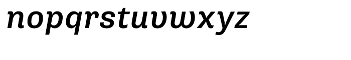 Supria Sans Medium Italic Font LOWERCASE