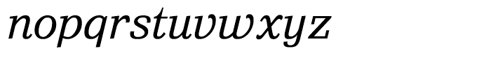Sutro Light Italic Font LOWERCASE