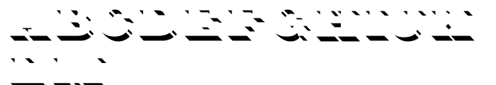 Sutro Shaded HiLite Font LOWERCASE