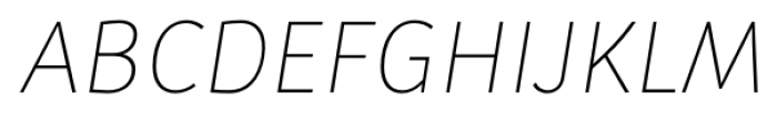Submariner Thin Italic Font UPPERCASE