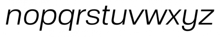 Substance Light Italic Font LOWERCASE