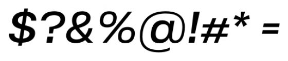 Substance Medium Italic Font OTHER CHARS