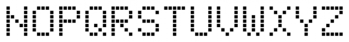 Subway Ticker Grid Regular Font UPPERCASE