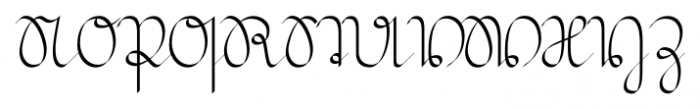 Suetterlin Calligraphic Regular Font UPPERCASE