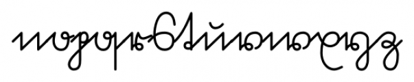 Suetterlin Regular Font LOWERCASE