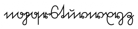 Suetterlin Sharp Regular Font LOWERCASE