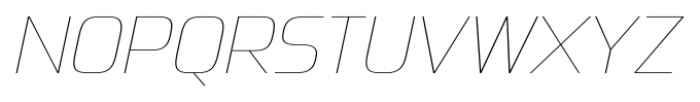 Sui Generis Condensed UltraLight Italic Font UPPERCASE