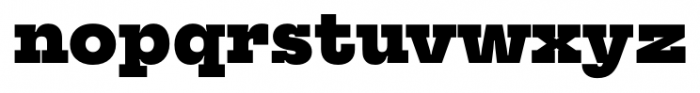 Suomi Slab Serif Black Font LOWERCASE