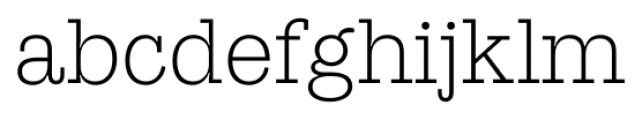 Suomi Slab Serif Light Font LOWERCASE