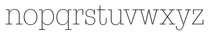 Suomi Slab Serif Thin Font LOWERCASE