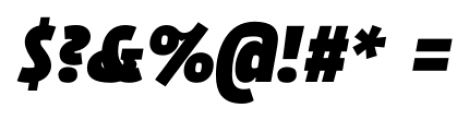 SuomiSans BlackItalic Font OTHER CHARS