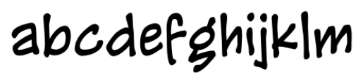 SuperStrong BB Regular Font LOWERCASE