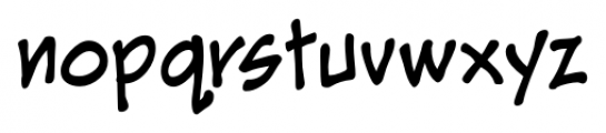 SuperStrong BB Regular Font LOWERCASE