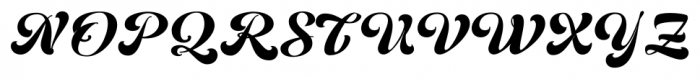 Superb Regular Font UPPERCASE