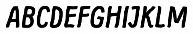 Supernett Condensed Bold Italic Font UPPERCASE