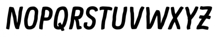 Supernett Condensed Bold Italic Font UPPERCASE