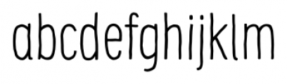 Supernett Condensed Demo Light Font LOWERCASE