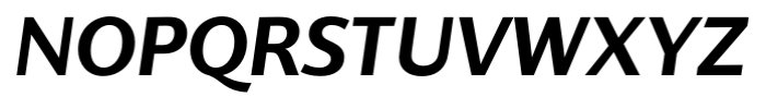 Supra Classic Demi Bold Italic Font UPPERCASE