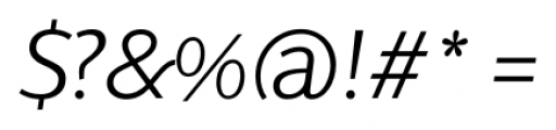 Supra Classic Light Italic Font OTHER CHARS