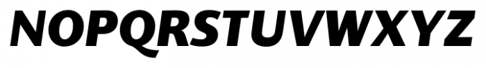 Supra Classic XBold Italic Font UPPERCASE