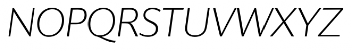 Supra Classic XLight Italic Font UPPERCASE