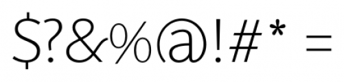 Supra Classic XLight Font OTHER CHARS