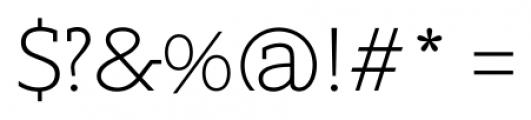 Supra Demiserif XLight Font OTHER CHARS