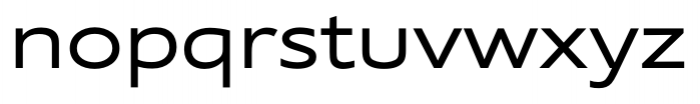 Supra Extended Normal Font LOWERCASE