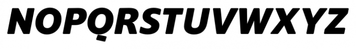 Supra Rounded X Bold Italic Font UPPERCASE