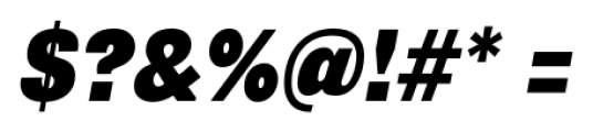 Supria Sans Cond Black Oblique Font OTHER CHARS
