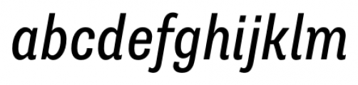 Supria Sans Cond Regular Italic Font LOWERCASE
