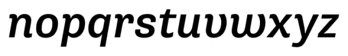 Supria Sans Medium Italic Font LOWERCASE