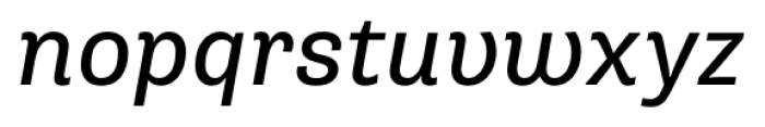 Supria Sans Regular Italic Font LOWERCASE