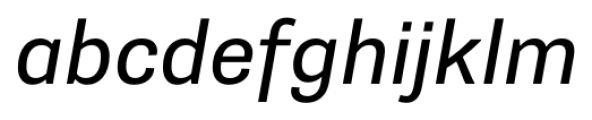 Supria Sans Regular Oblique Font LOWERCASE
