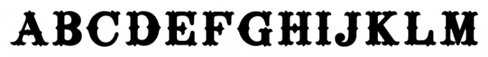 Surrey Black Font UPPERCASE