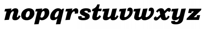 Sutro Heavy Italic Font LOWERCASE