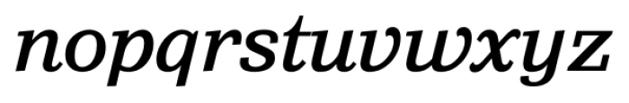 Sutro Medium Italic Font LOWERCASE