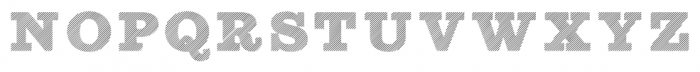 Sutro Shaded Hatching Font UPPERCASE