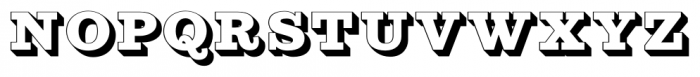 Sutro Shaded Primary Font UPPERCASE