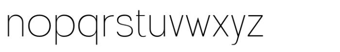 SUE Thin Font LOWERCASE