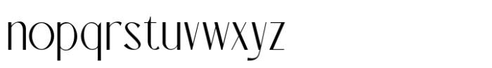 Suaco Font LOWERCASE