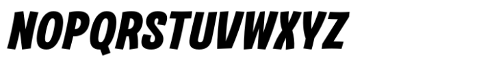 Suansanook Black Italic Font UPPERCASE