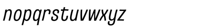 Suansanook Italic Font LOWERCASE