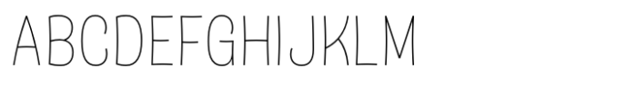 Suansanook Thin Font UPPERCASE