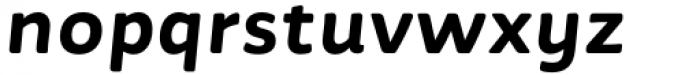 Suave Pro Bold Italic Font LOWERCASE