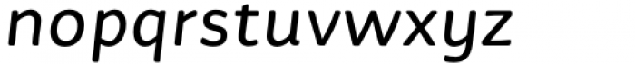 Suave Pro Book Italic Font LOWERCASE