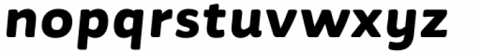 Suave Pro Ultra Bold Italic Font LOWERCASE
