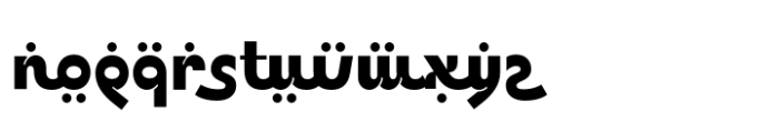 Subhan Font LOWERCASE
