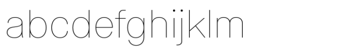 Sublima Thin FONT