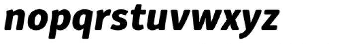 Submariner R24 Extra Bold Italic Font LOWERCASE